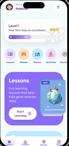 Preview of the AbtalQuest parent learning experience 1